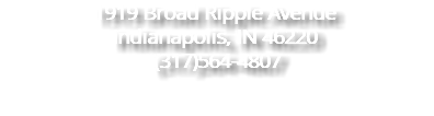9247 N. Meridian St. Indianapolis, IN 46260 (317)564-4807 ‍ 